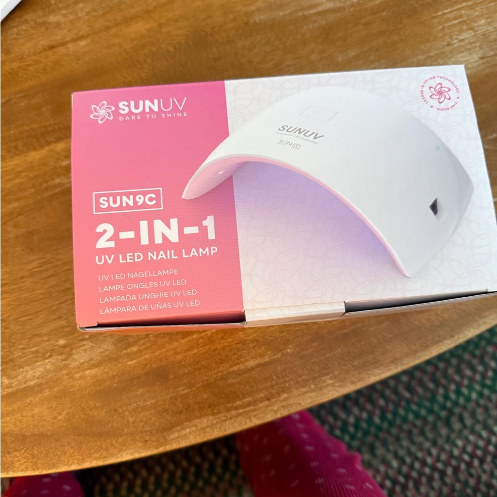 White 2-in-1 UV LED Nail Lamp